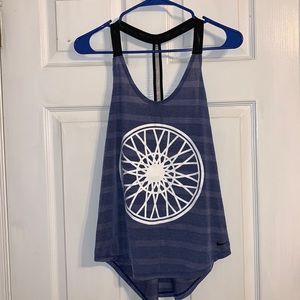 SoulCycle x Nike Dri Fit T Back Mesh Strap Tank